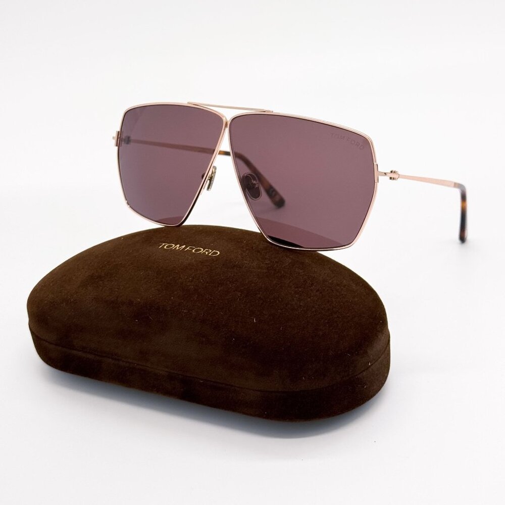 NEW TOM FORD SUNGLASSES TF1185 28E GOLD UNISEX EYEWEAR FT1185 28E